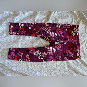 Floral leggings